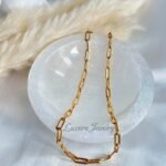 Durable everyday 18K gold necklace – waterproof and safe for skin