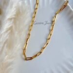 Luxury 18K gold plated necklace – waterproof and durable