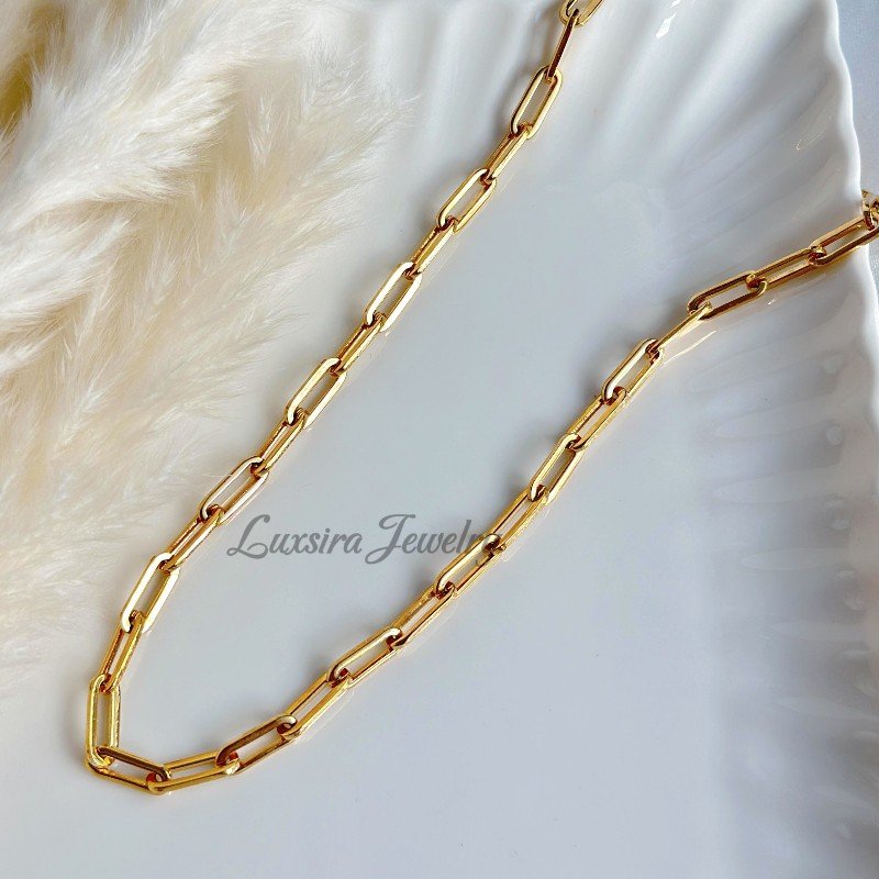 waterproof-gold-plated-necklace-daily-wear Trendy 18K gold necklace – hypoallergenic and tarnish-free